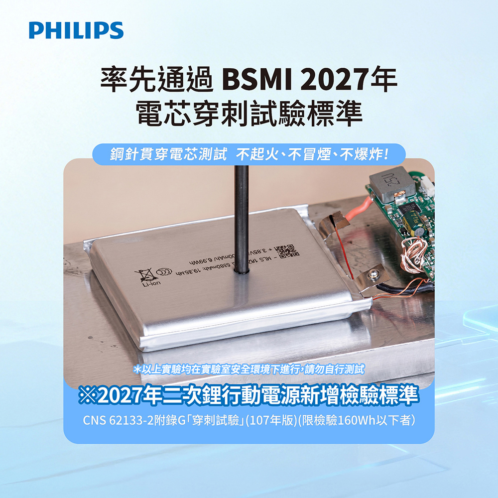 【PHILIPS 飛利浦】GoodCube 磁吸自帶線半固態行動電源 10000mAh DLP9221S2