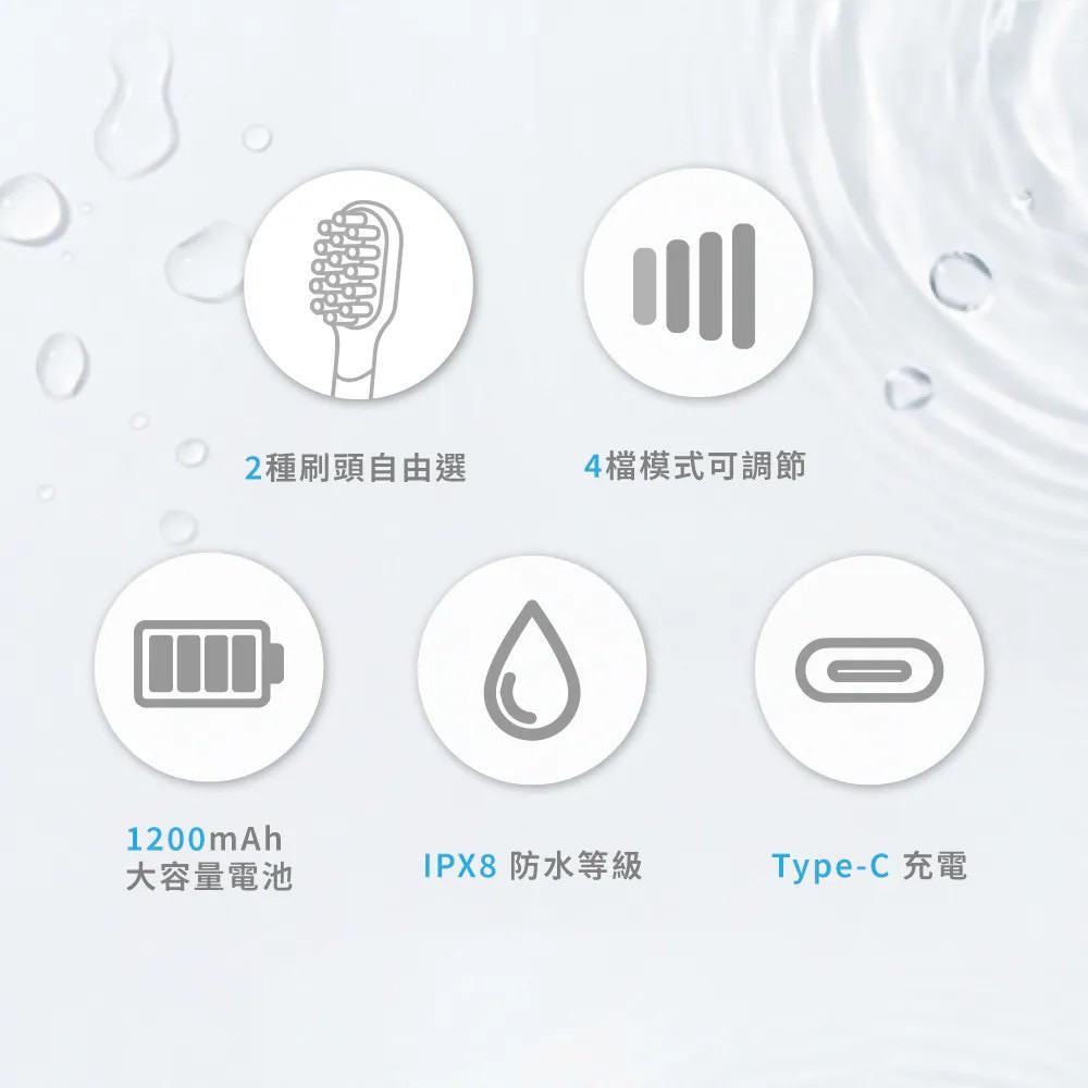 【Roommi】智慧Pro掃震電動牙刷3