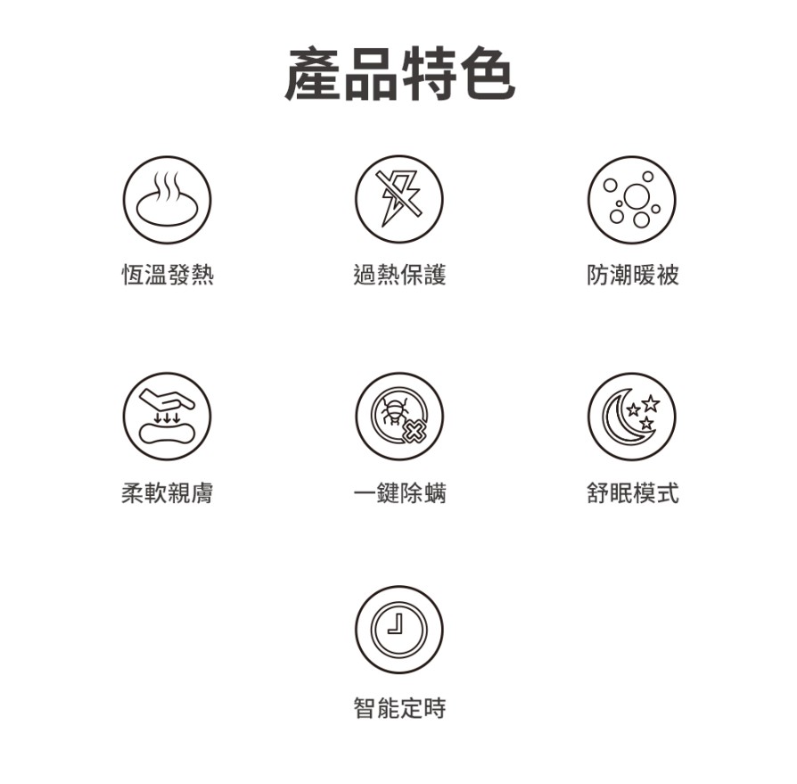 【PHILIPS 飛利浦】電熱毯|3種尺寸可選9