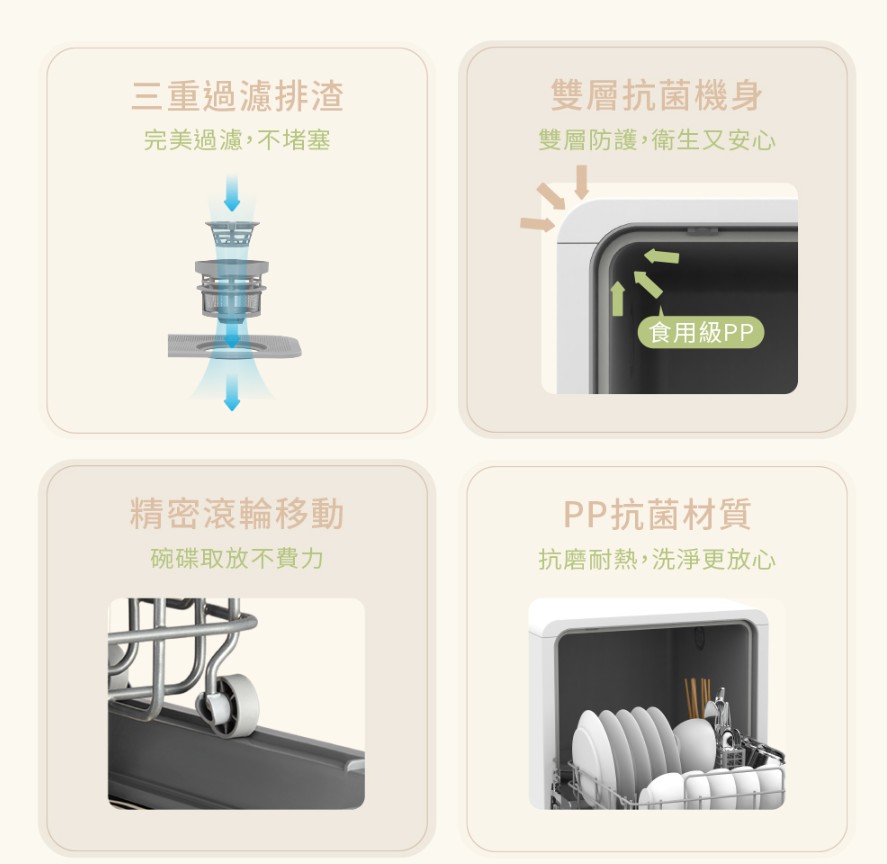 限時首推優惠| DIKE HKE700 全自動臭氧烘乾洗碗機16