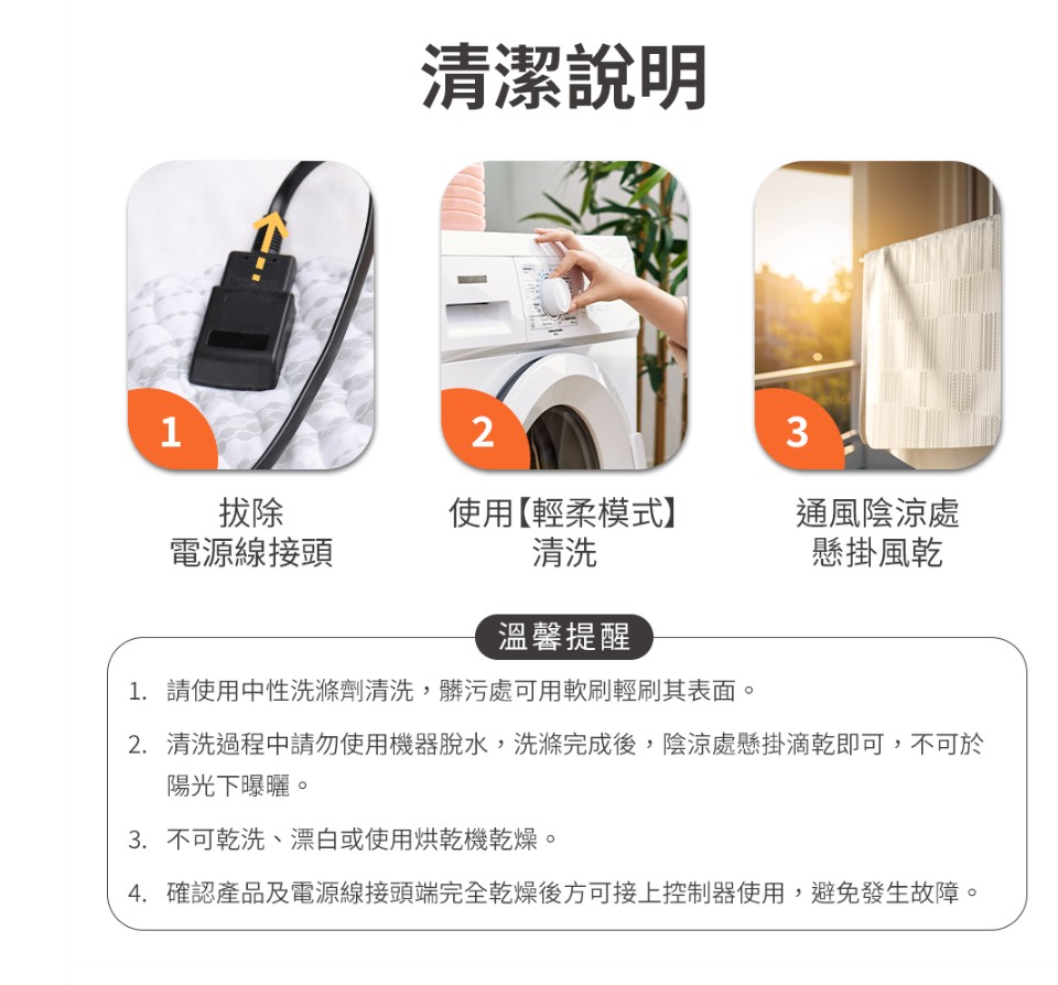 【PHILIPS 飛利浦】電熱毯|3種尺寸可選18