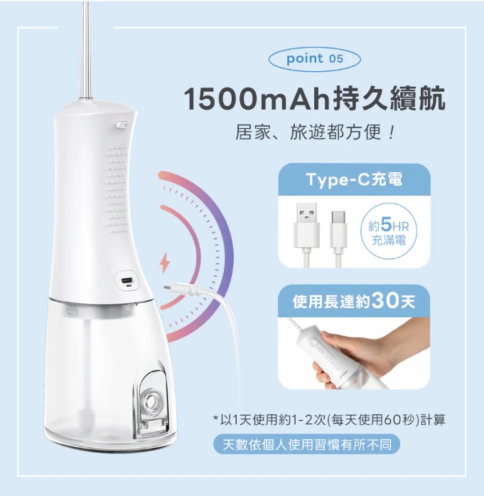 【G-PLUS】GP大白鯨牙齒清潔雙機組 (沖牙機EW-AP007+音波電動牙刷任選1支)10