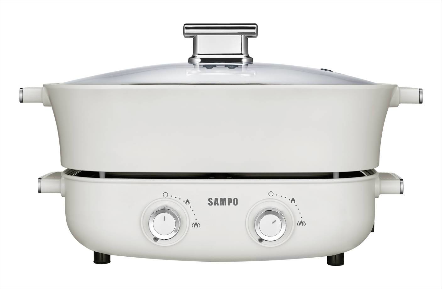 SAMPO聲寶 6.2L大容量雙調溫鴛鴦鍋 TQ-LA65W SAMPO聲寶 6.2L大容量雙調溫鴛鴦鍋 TQ-LA65W