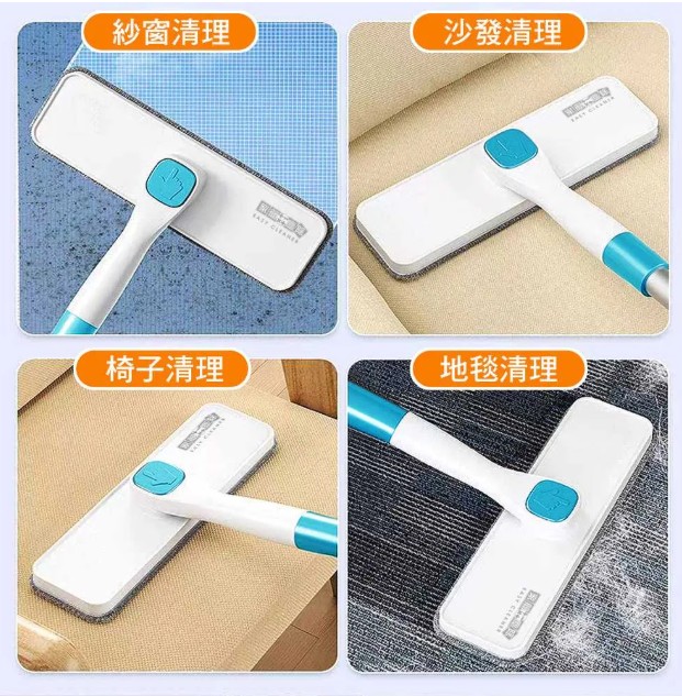 買一送七【家簡塵除】萬用夾拖把超優惠組合|萬用夾拖把+紗窗旋轉刷+極超細纖擦拭抹布16