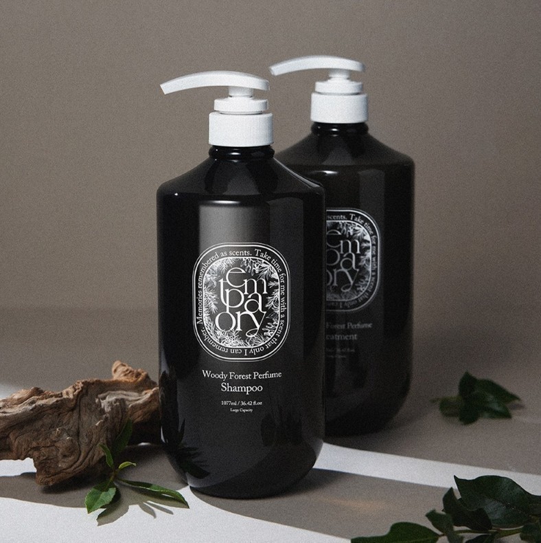 韓國temporary木質森林香水洗髮精/沐浴露1077ml 一組3瓶2