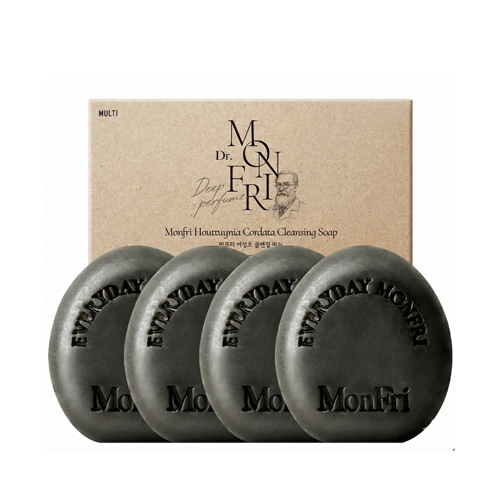 韓國 Dr.MonFri 魔法學拉絲雲感泡沫潔顏皂125g 4入3