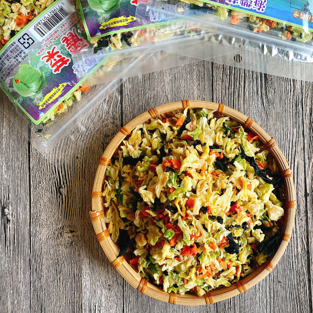 台灣高麗菜乾+海帶芽200g 三入組5