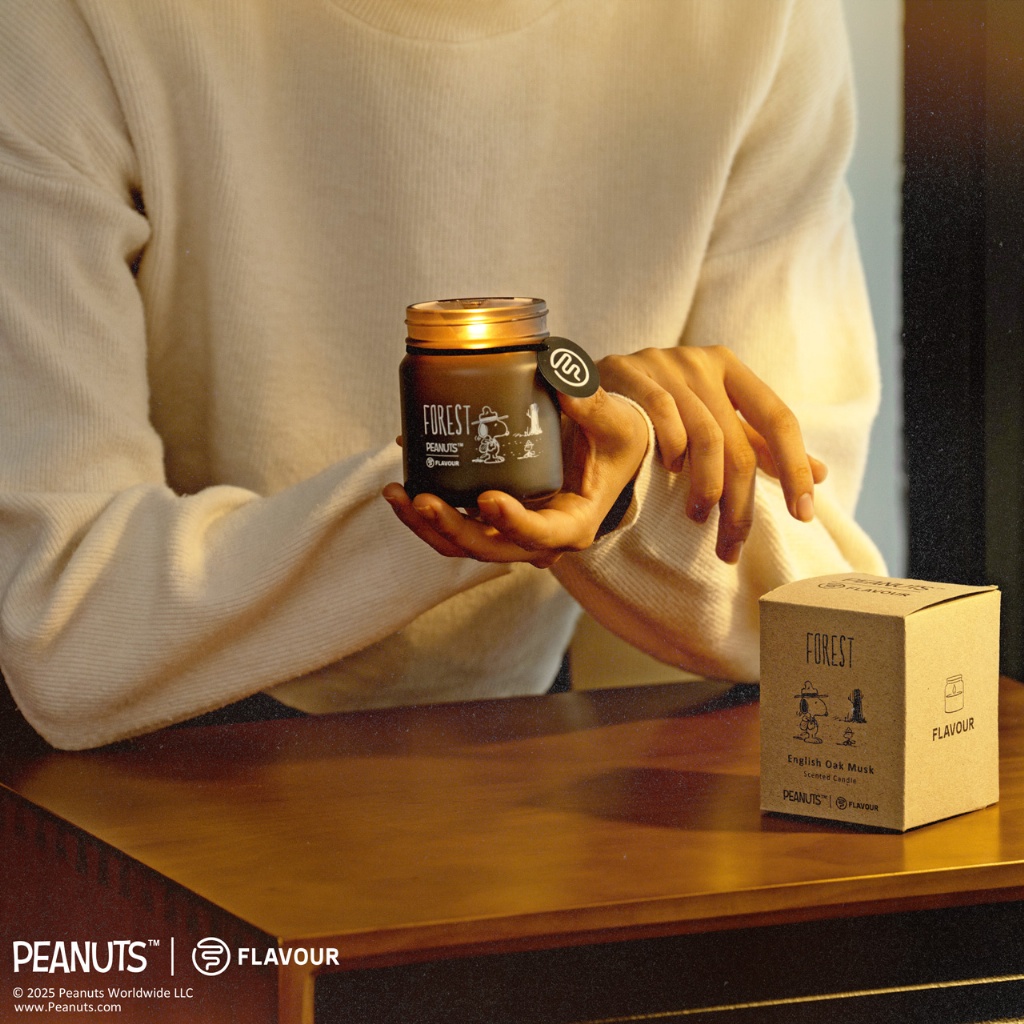 FLAVOUR | PEANUTS™ 聯名系列 | 香氛蠟燭 150g 三入組4