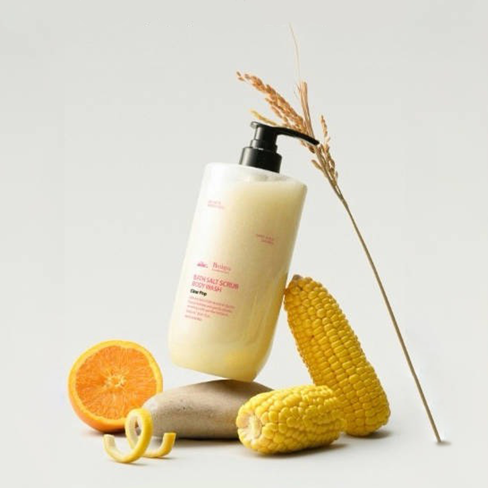 韓國BATHPA海鹽精油去角質沐浴乳1000ml 一組2瓶6