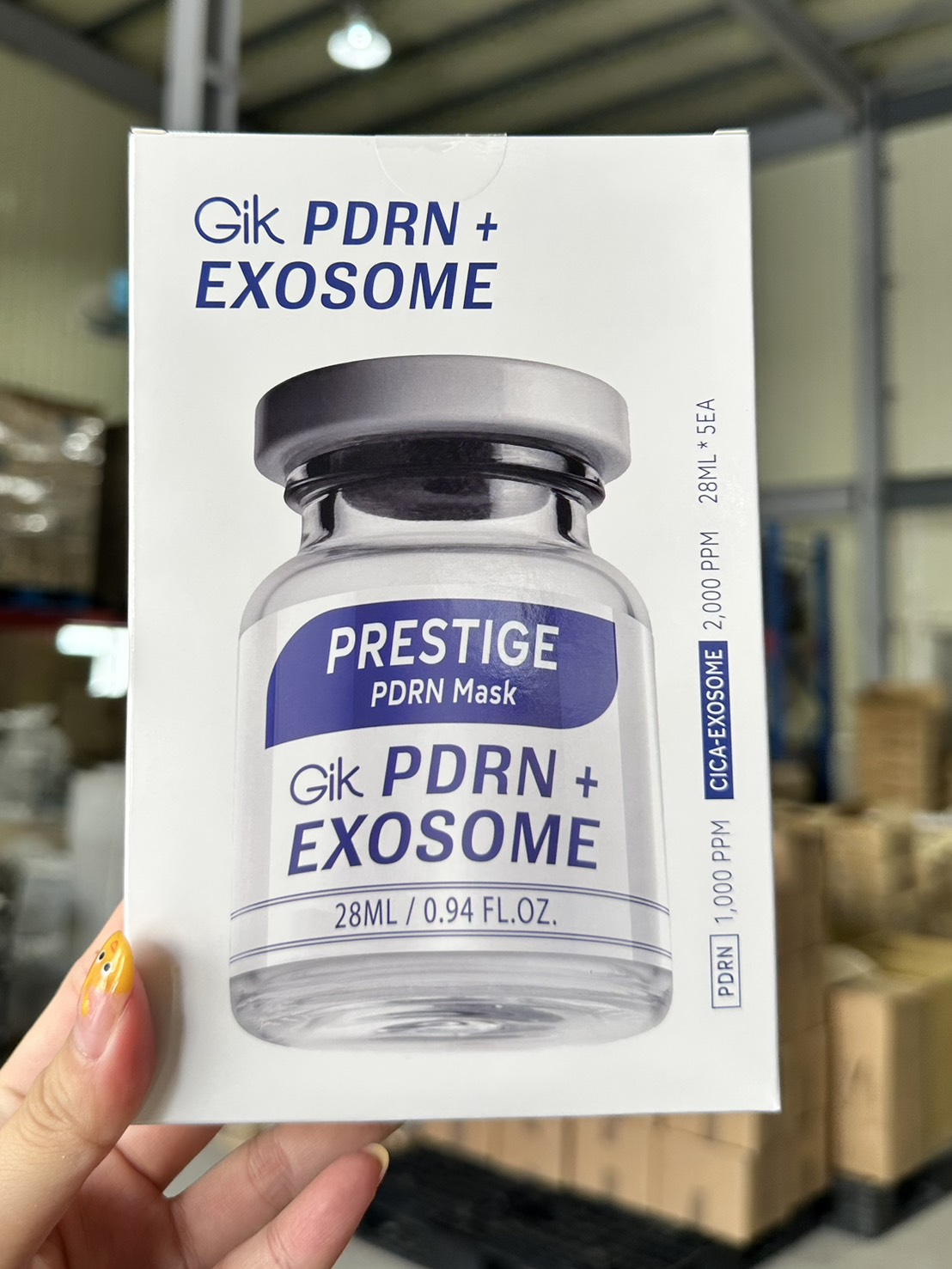 韓國Gik PDRN外泌體超能保濕面膜五片/盒 一組五盒4