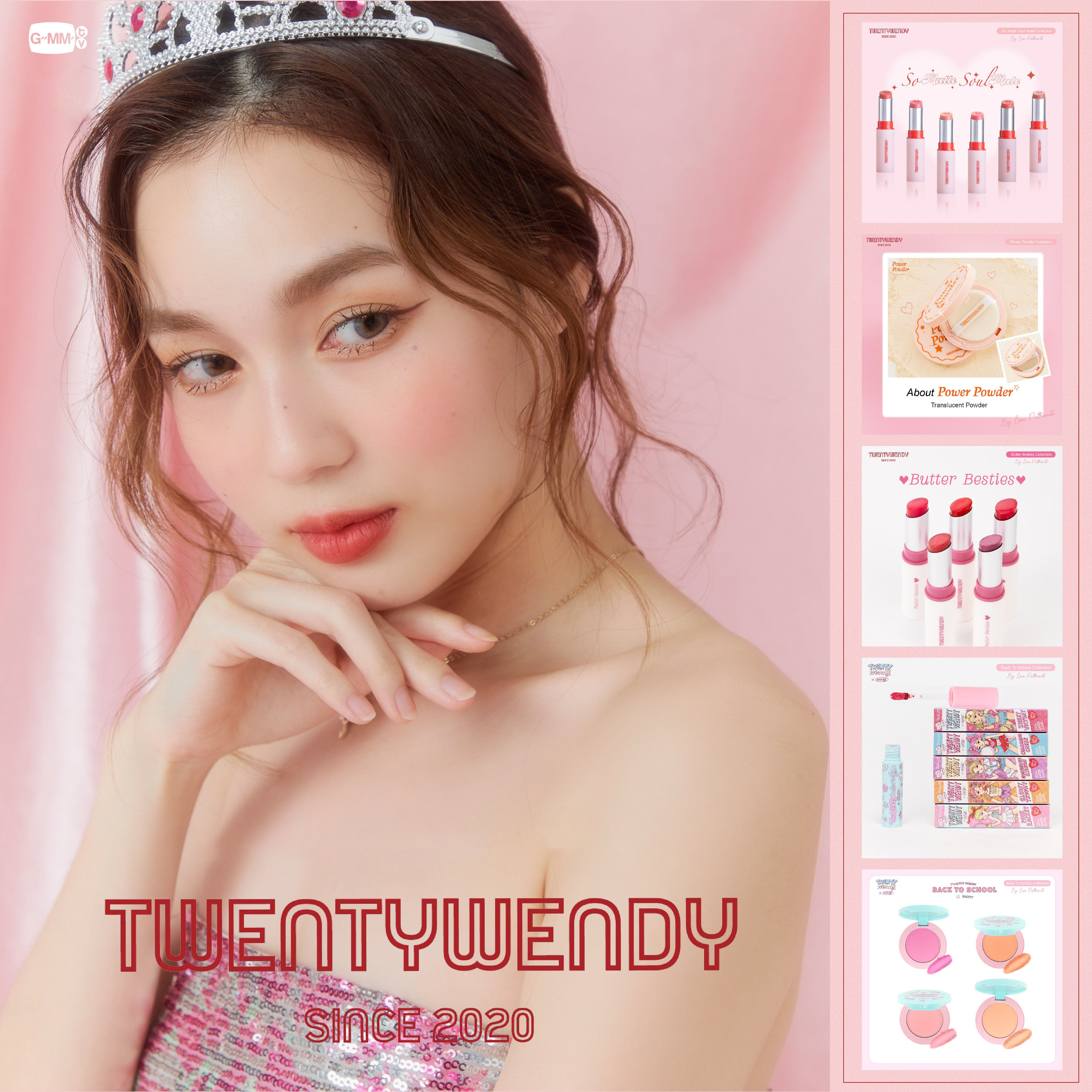 現+預TWENTYWENDY 個人品牌 Loverrukk 泰國彩妝 口紅 唇釉 彩妝 唇彩 腮紅 泰星 泰國品牌