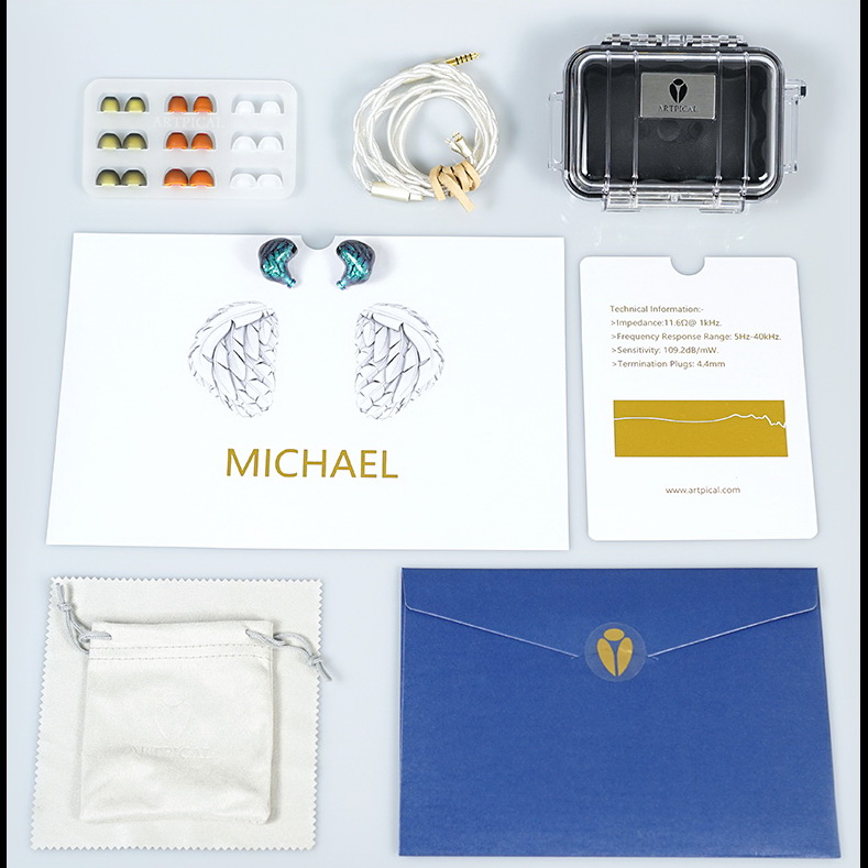 Artpical Michael 米迦勒圈鐵靜混合單元CM 0.78mm 可換線入耳式