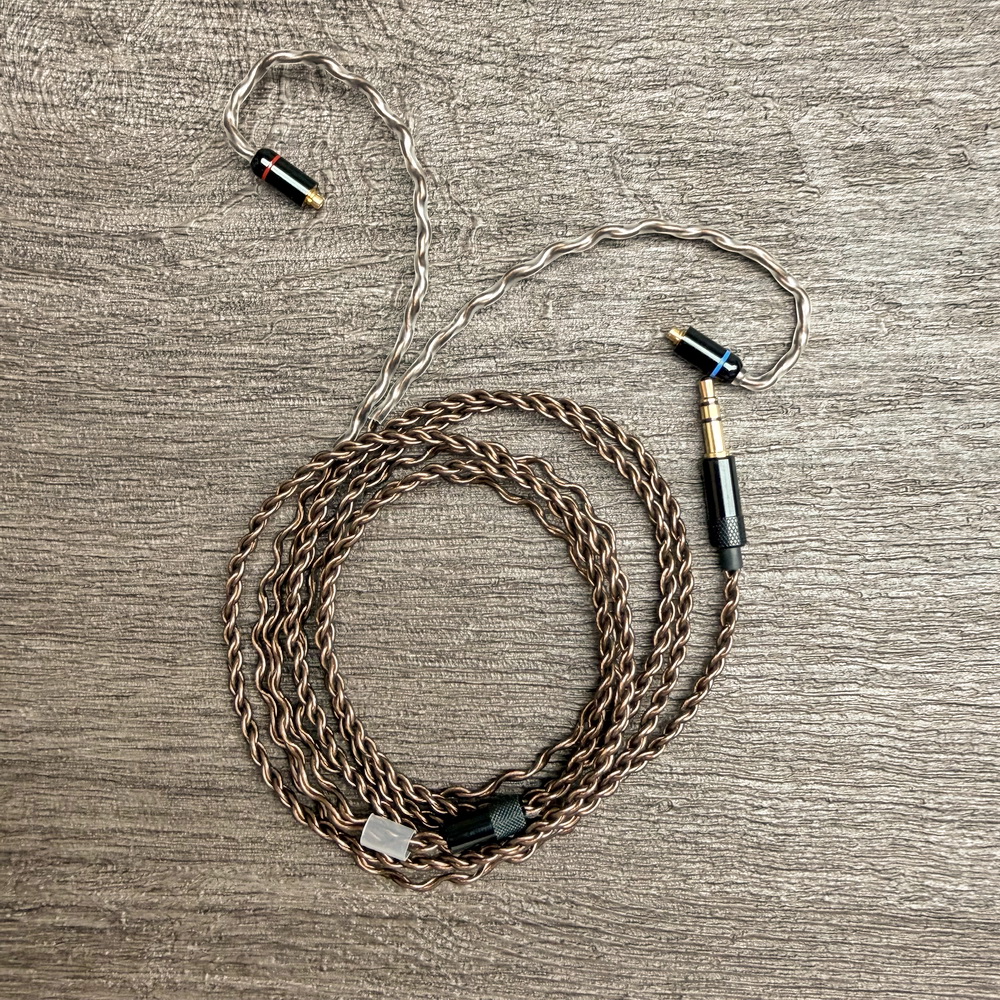 Power Praise CW04｜PCOCC 單結晶無氧銅耳機升級線｜56 芯四股編織 × 咖啡色線身 × 多種耳機端出清特惠