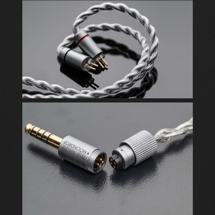 水月雨(MOONDROP) DARKSABER 黑劍 【本体左側のみ】 MOONDROP DARKSABER 2DD+8BA In-Ear Monitor | MOONDROP