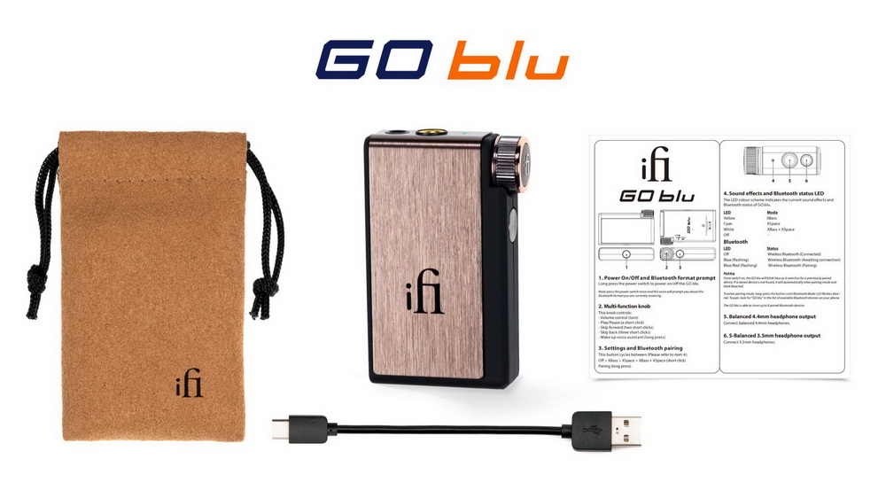 iFi Go Blu 旗艦隨身Hi-Fi藍牙音樂接收器