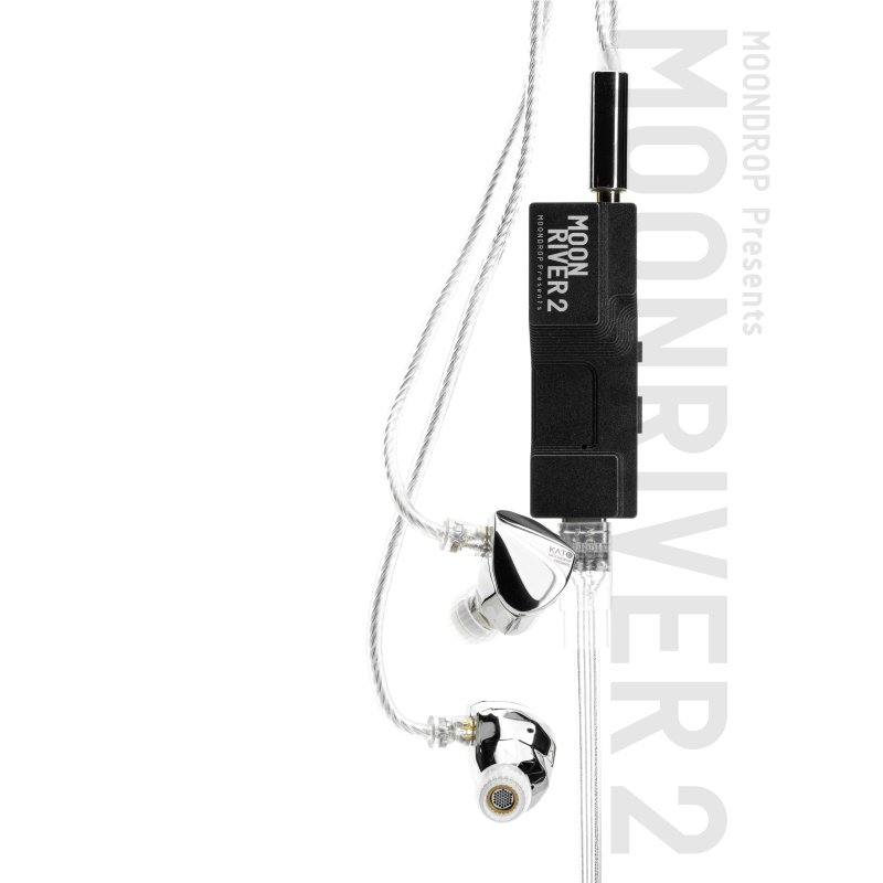 【新登場】【美品】moonriver2 moondrop 水月雨 スティック型DAC ヘッドホンアンプ・DAC