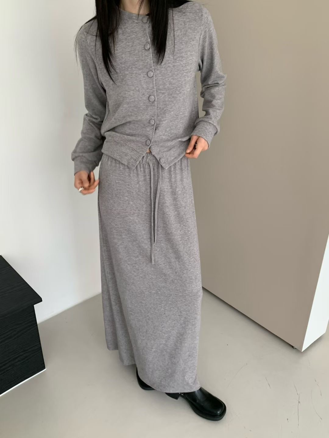 混兔毛棉質感柔軟套裝