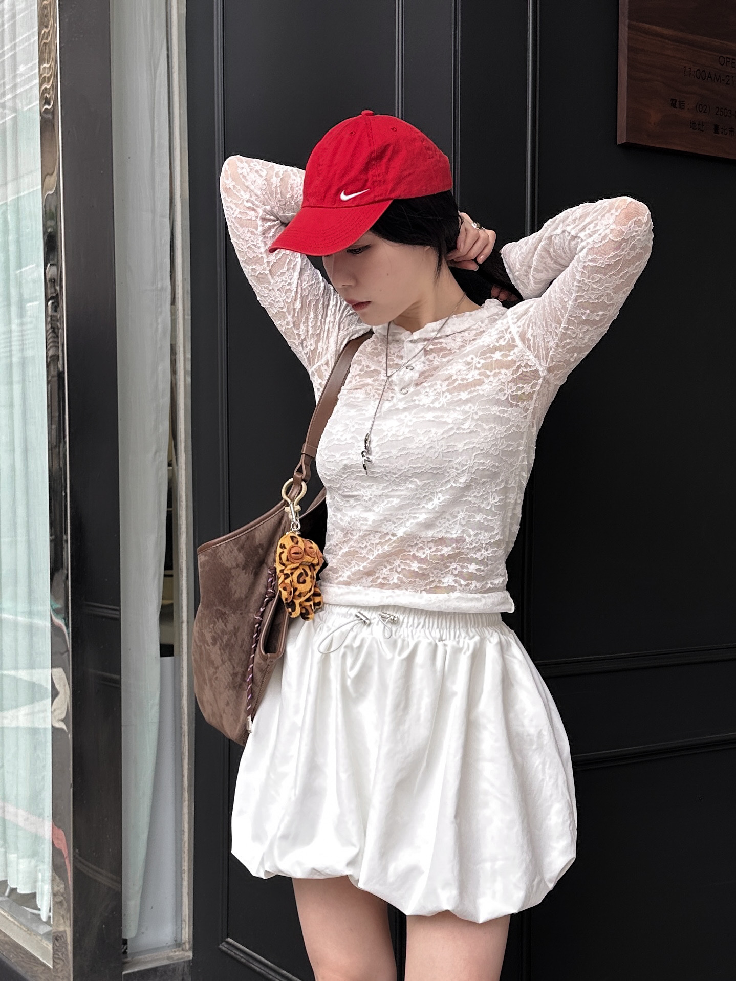 韓妞春夏街頭澎澎短褲裙（子珊同款）