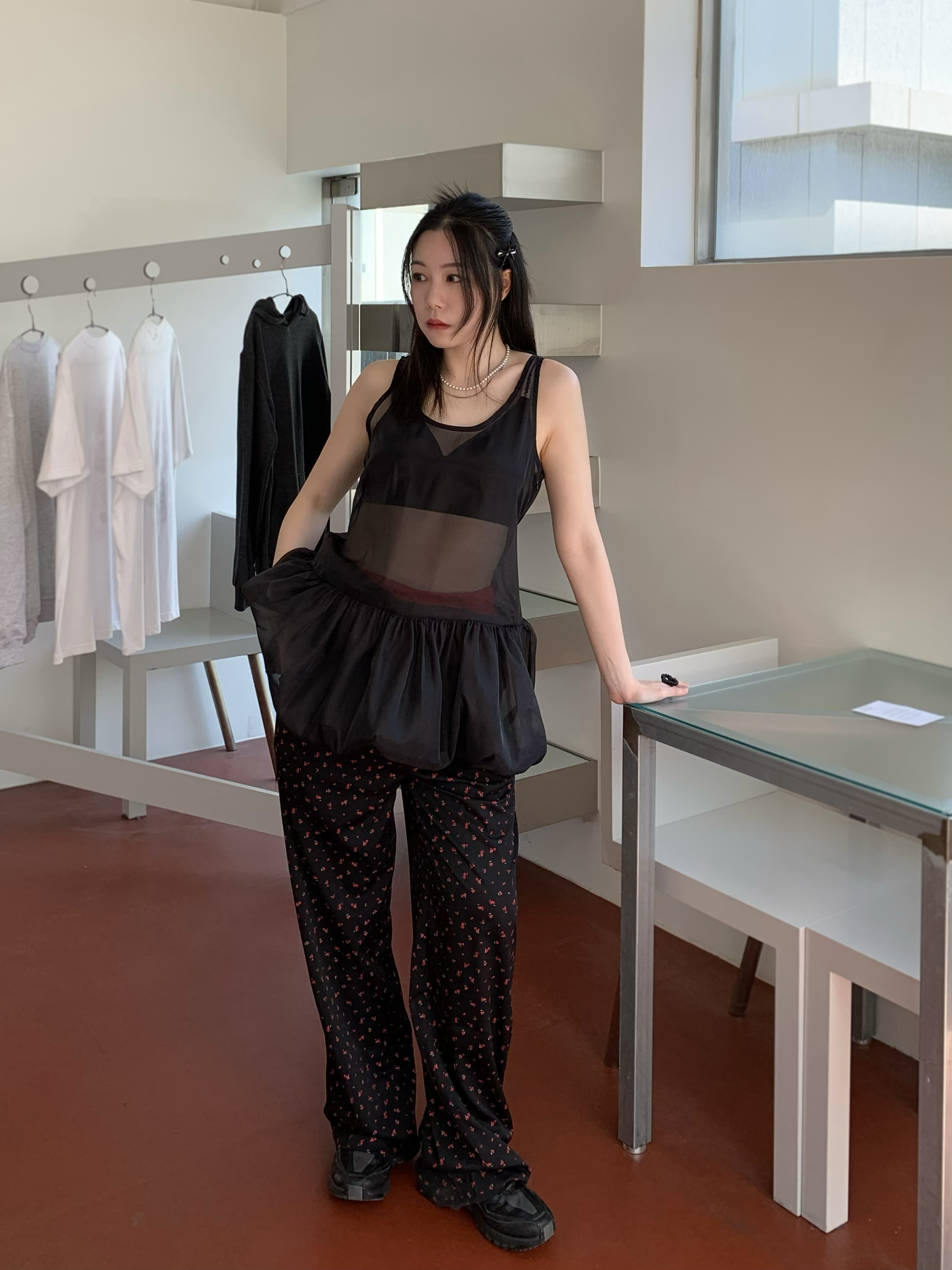 性感浪漫教主紡紗背心澎裙