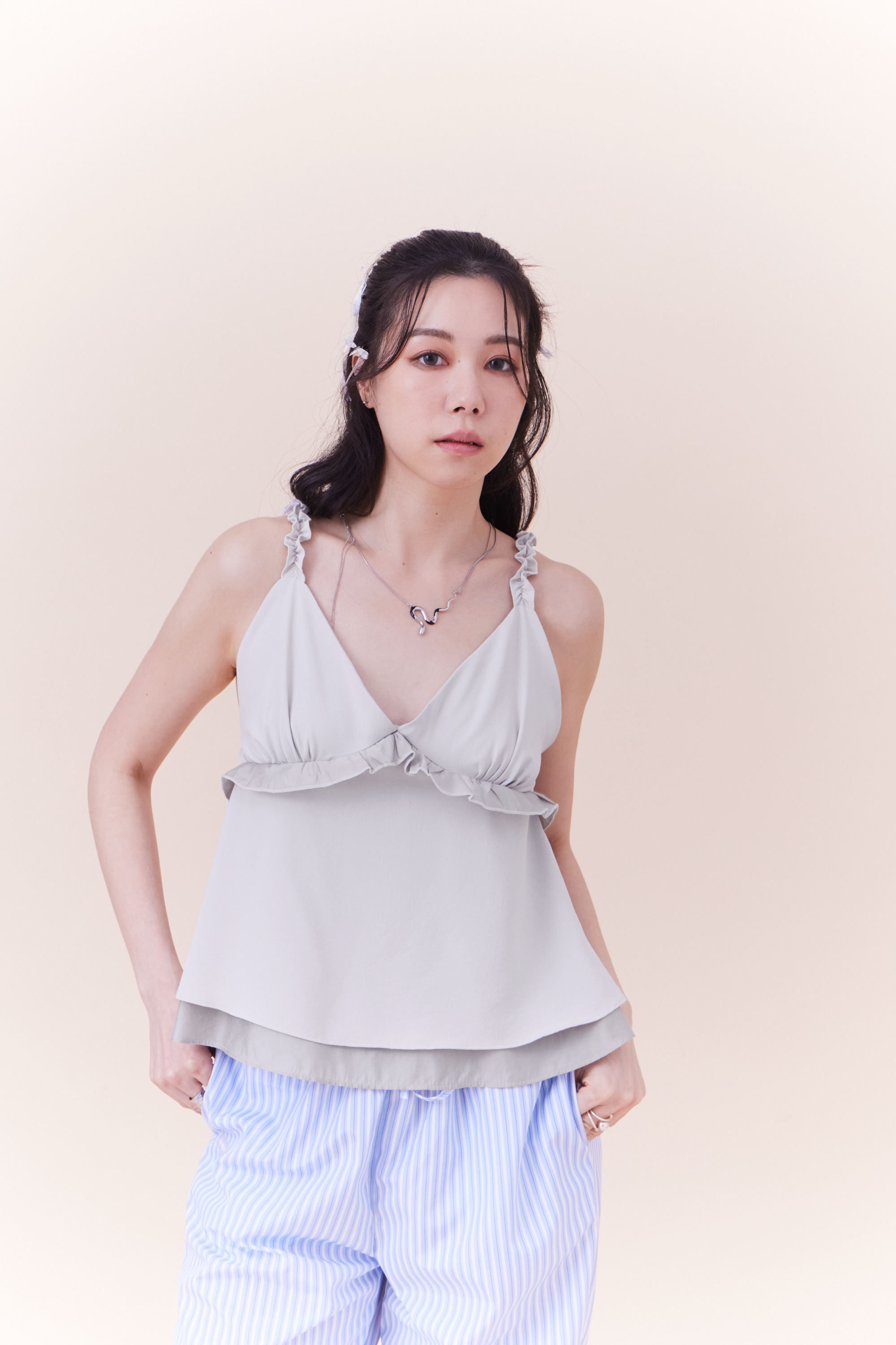 浪漫世家設計緞面背心