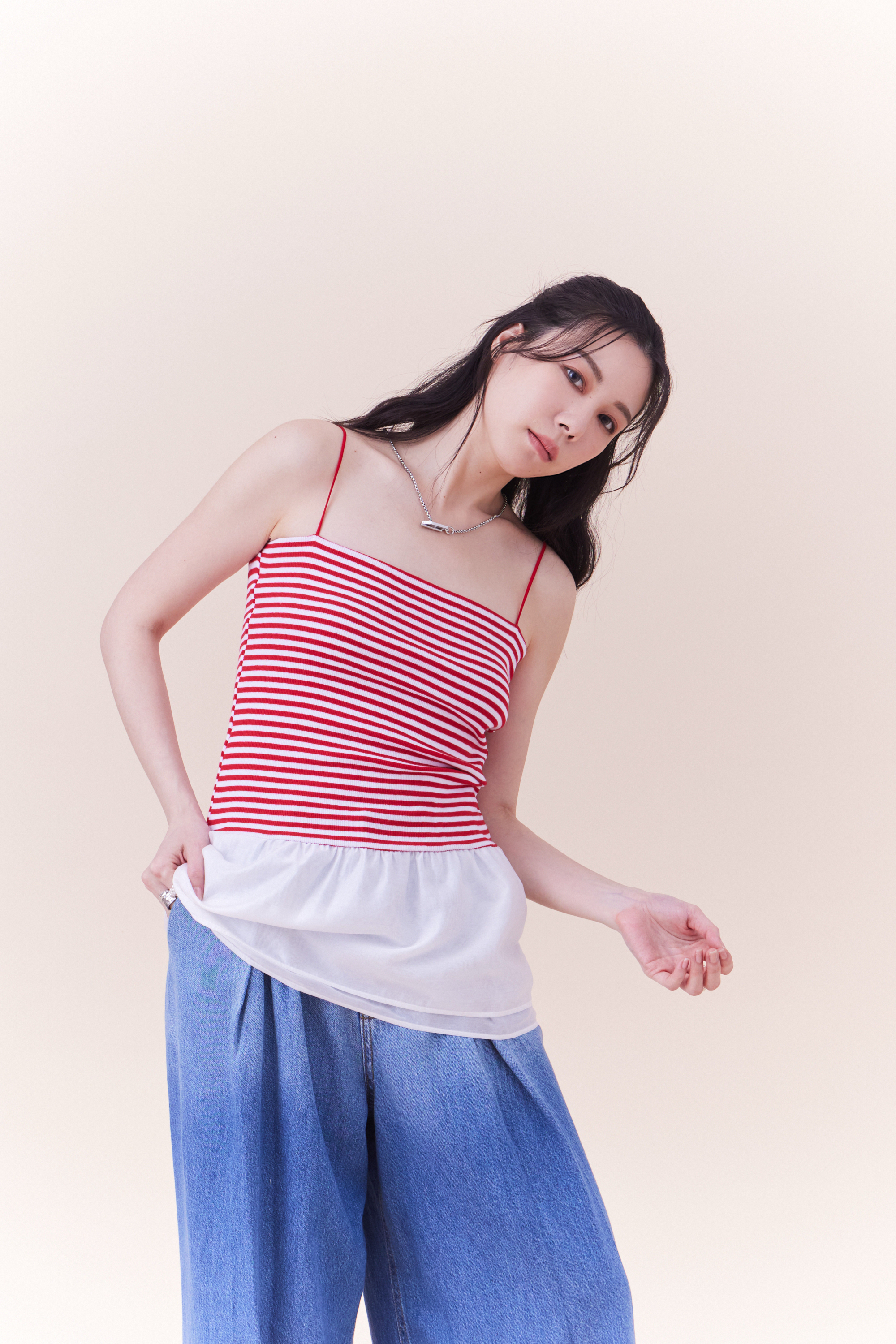 韓系必備彈性顯瘦背心裙