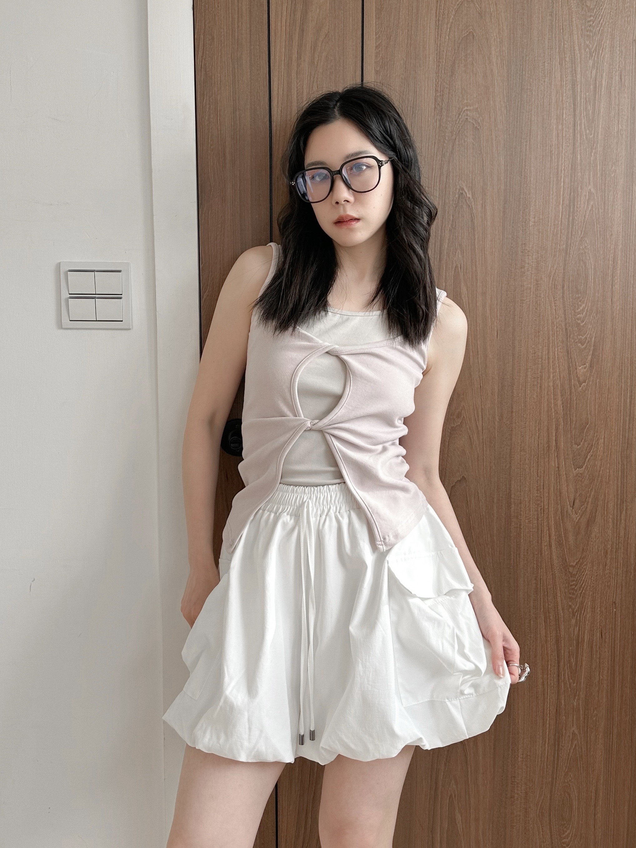 大口袋舒服氣球短褲 大口袋舒服氣球短褲