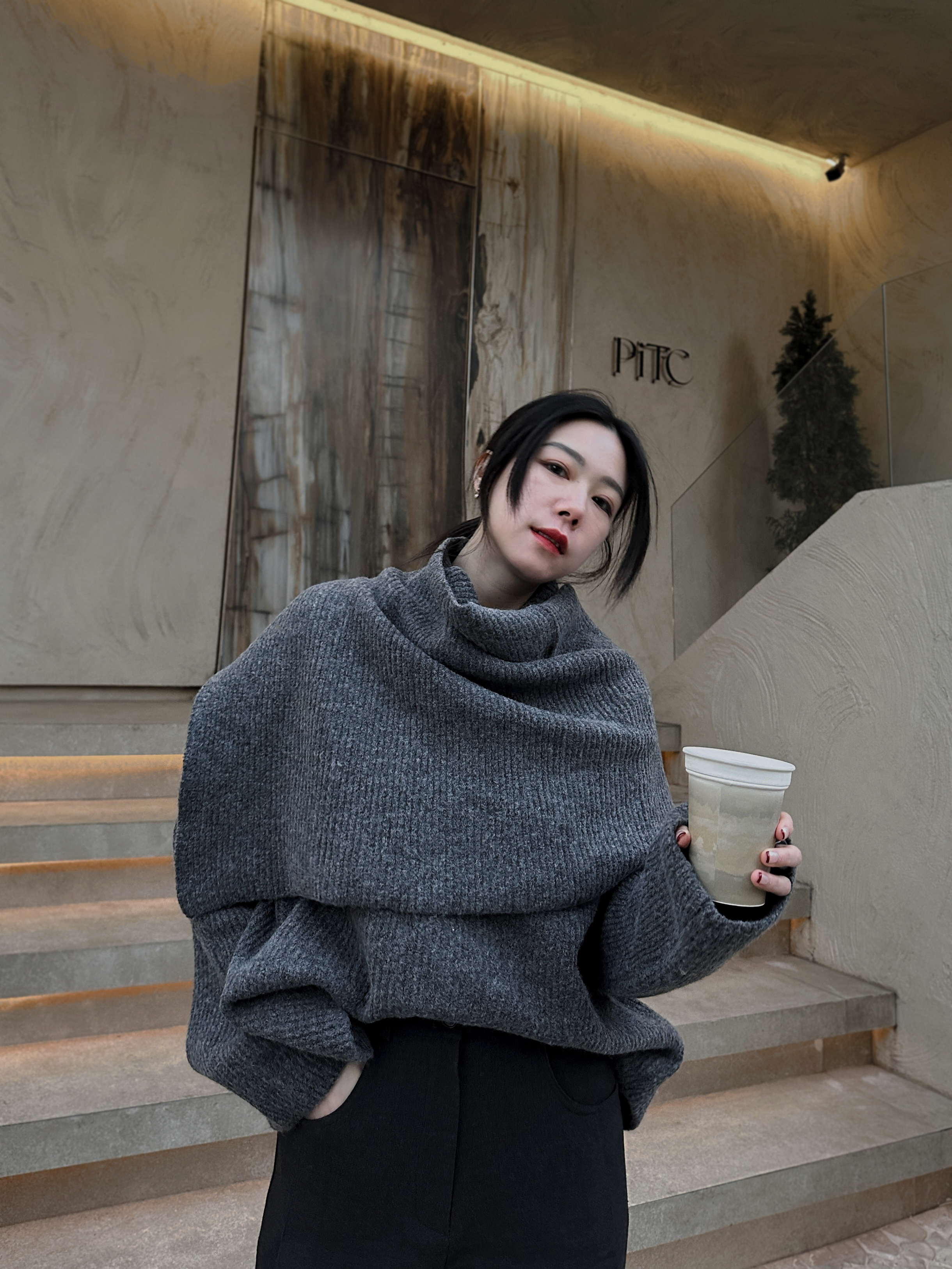 高CP值兩件式柔軟針織上衣