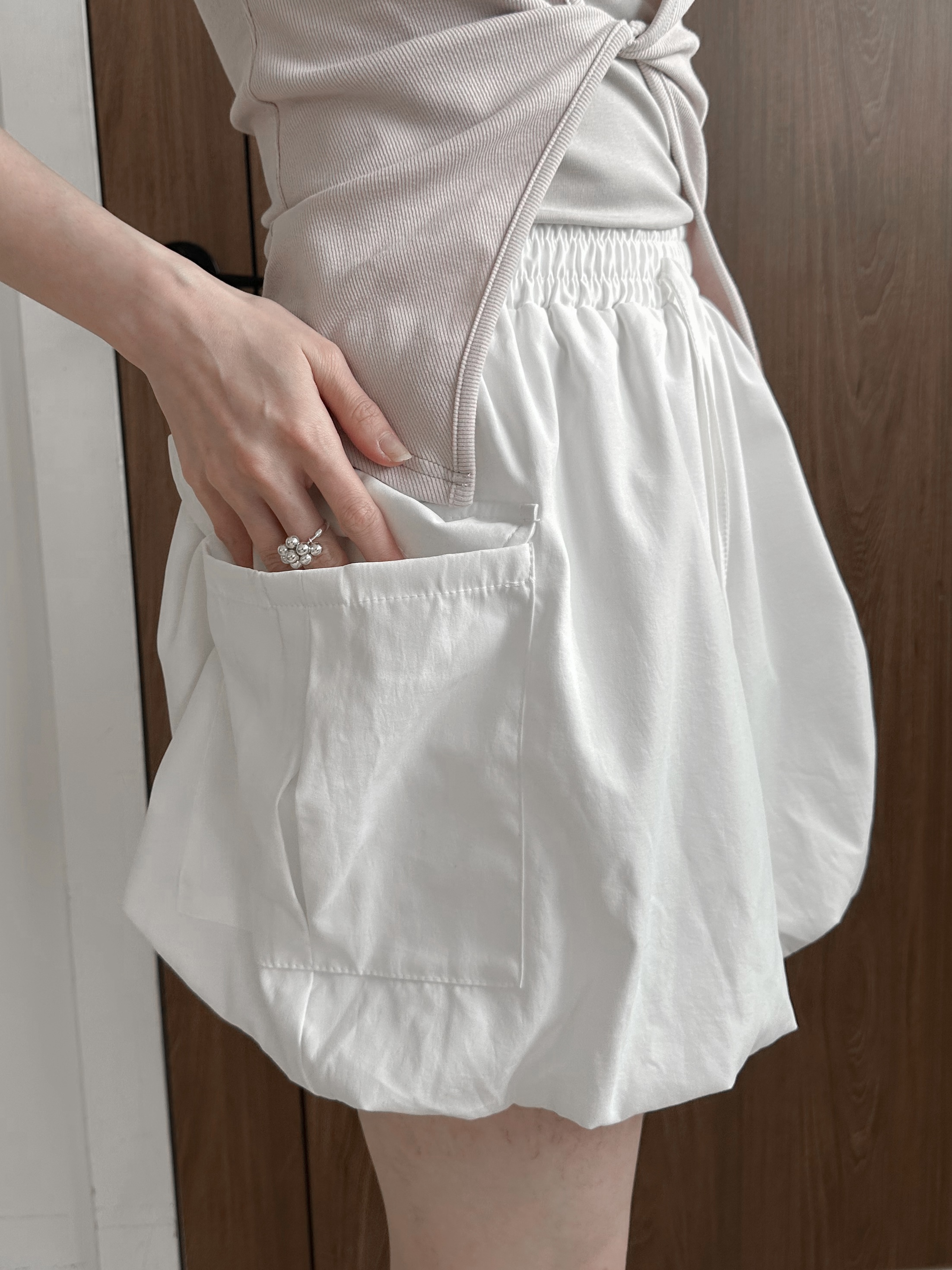 大口袋舒服氣球短褲 大口袋舒服氣球短褲