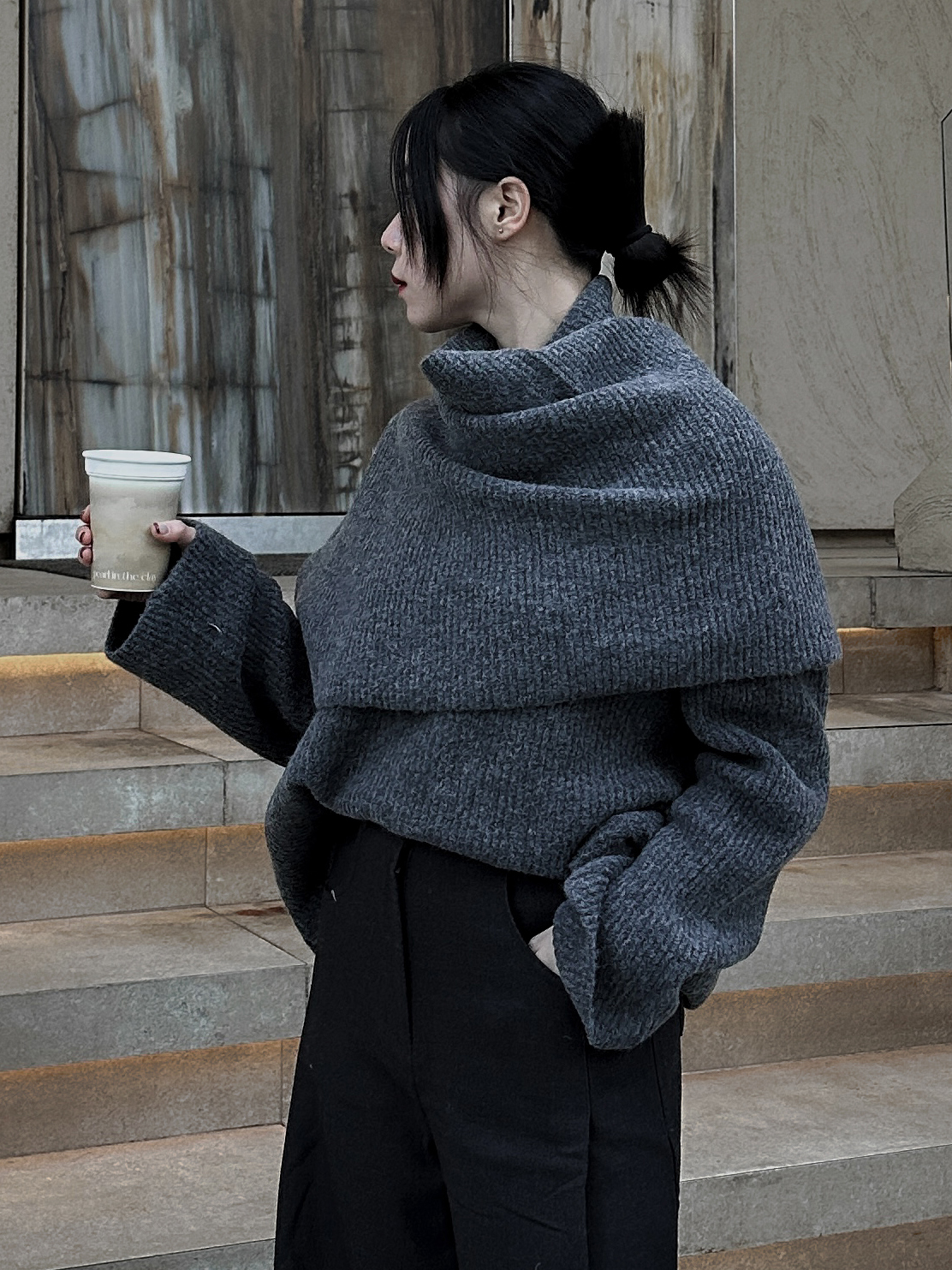 高CP值兩件式柔軟針織上衣