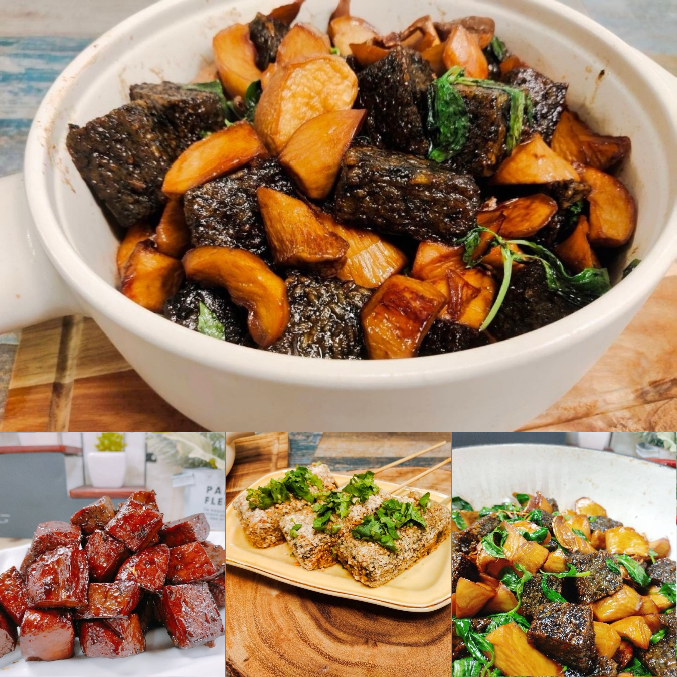 林成 | B班 素米血糕+黑糖蜜汁豆乾