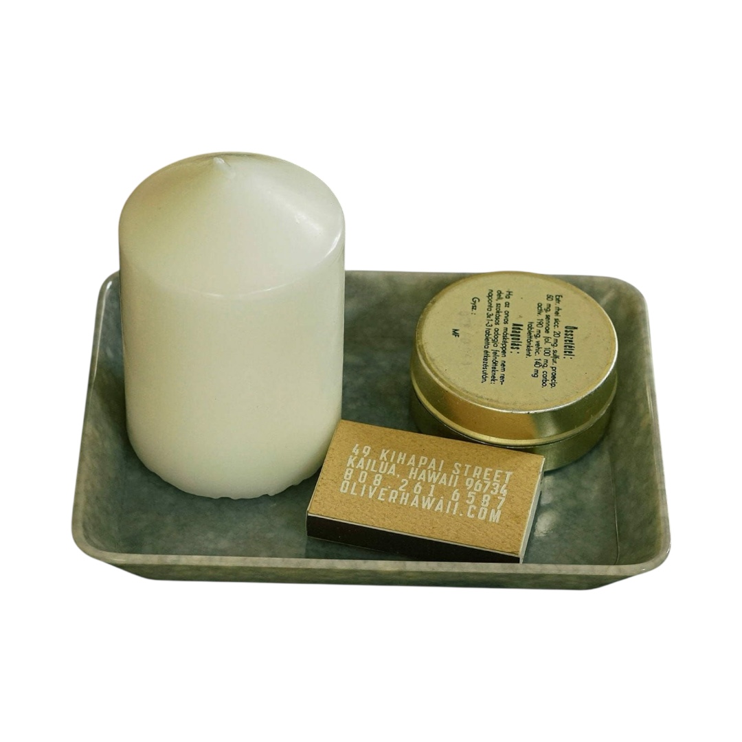 大理石紋置物盤 (S)