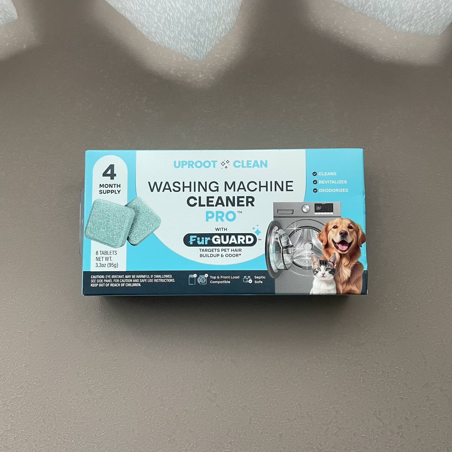 Uproot Clean Washing Machine Cleaner Pro 洗衣槽清潔錠（寵物家庭專用）