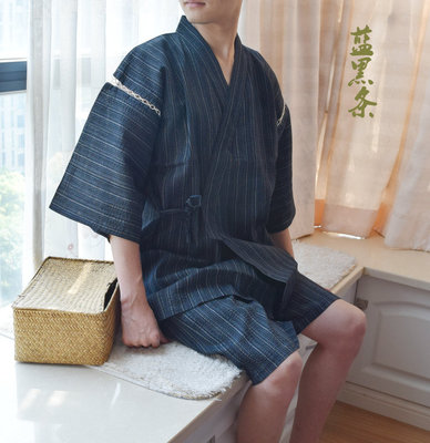 A07 日式浴衣系列甚平衣+褲| 情趣商品- 型男生活館
