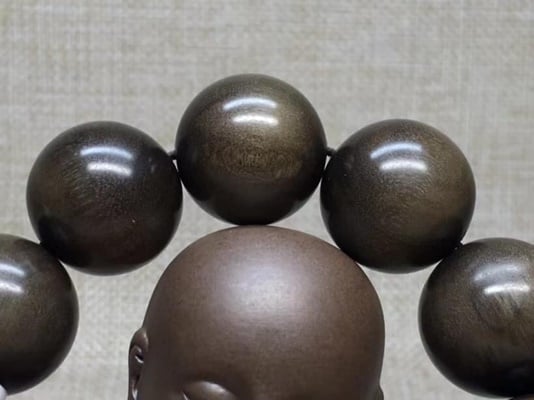 頂级老山壇香陰沉黑肉料20mm - 石至名歸