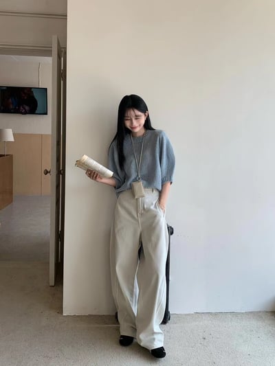 SP10 [本期推薦♡ིྀ]暖秋日常 燈籠袖毛衣(5colors)11