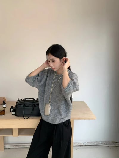 SP10 [本期推薦♡ིྀ]暖秋日常 燈籠袖毛衣(5colors)20