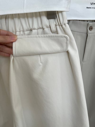 韓單抗皺垂感百搭休閒神褲11