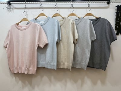 細條紋質感針織短袖上衣｜溫柔百搭日常款5