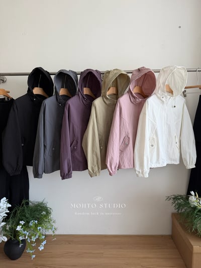 輕薄防曬抽繩連帽外套｜速乾透氣・慵懶寬版必備10