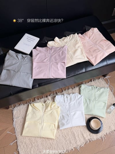 夏日透氣氣泡斗篷防曬連帽外套3
