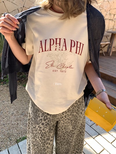 美式復古字母印花短袖T｜日常百搭休閒款9