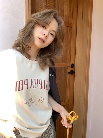 美式復古字母印花短袖T｜日常百搭休閒款7