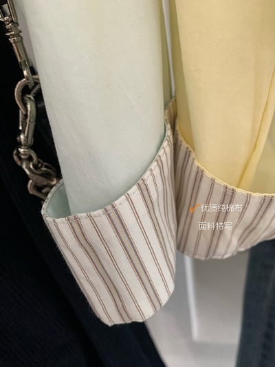 清新撞色袖口襯衫＋字母背心兩件套16