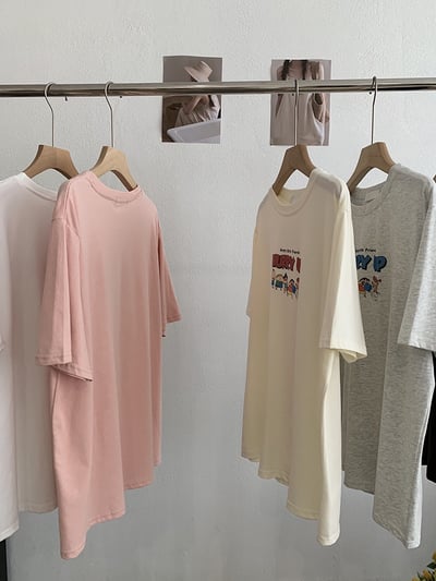 小新家族童趣卡通印花寬鬆T恤5