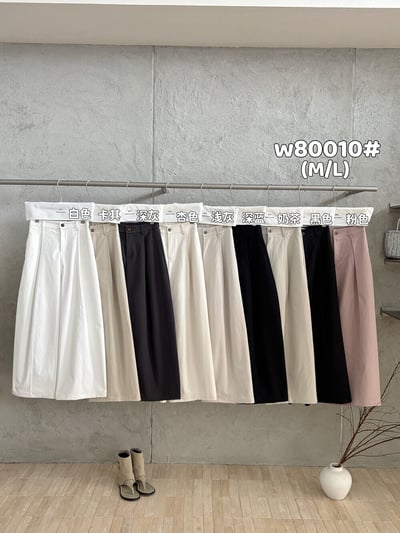 韓單抗皺垂感百搭休閒神褲7