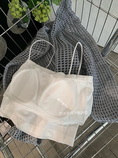 慵懶鏤空針織防曬罩衫＋細肩帶美背小可愛10