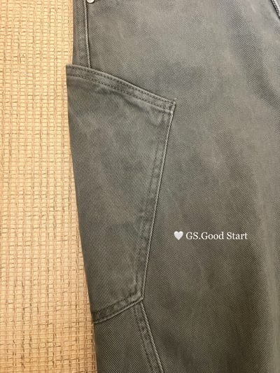 美式街頭感.大口袋工裝牛仔褲19