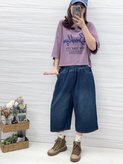 Brooklyn隨性慵懶水洗短T5