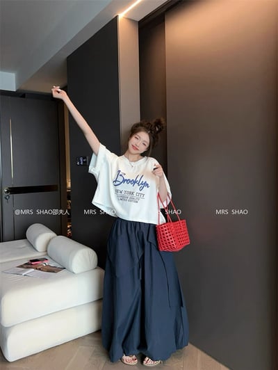 Brooklyn隨性慵懶水洗短T16