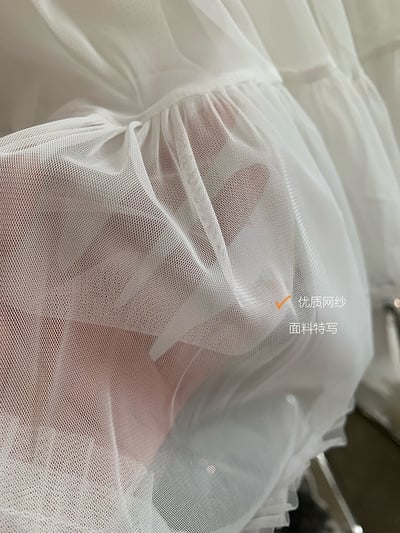 甜美不規則蛋糕網紗飄逸短裙5